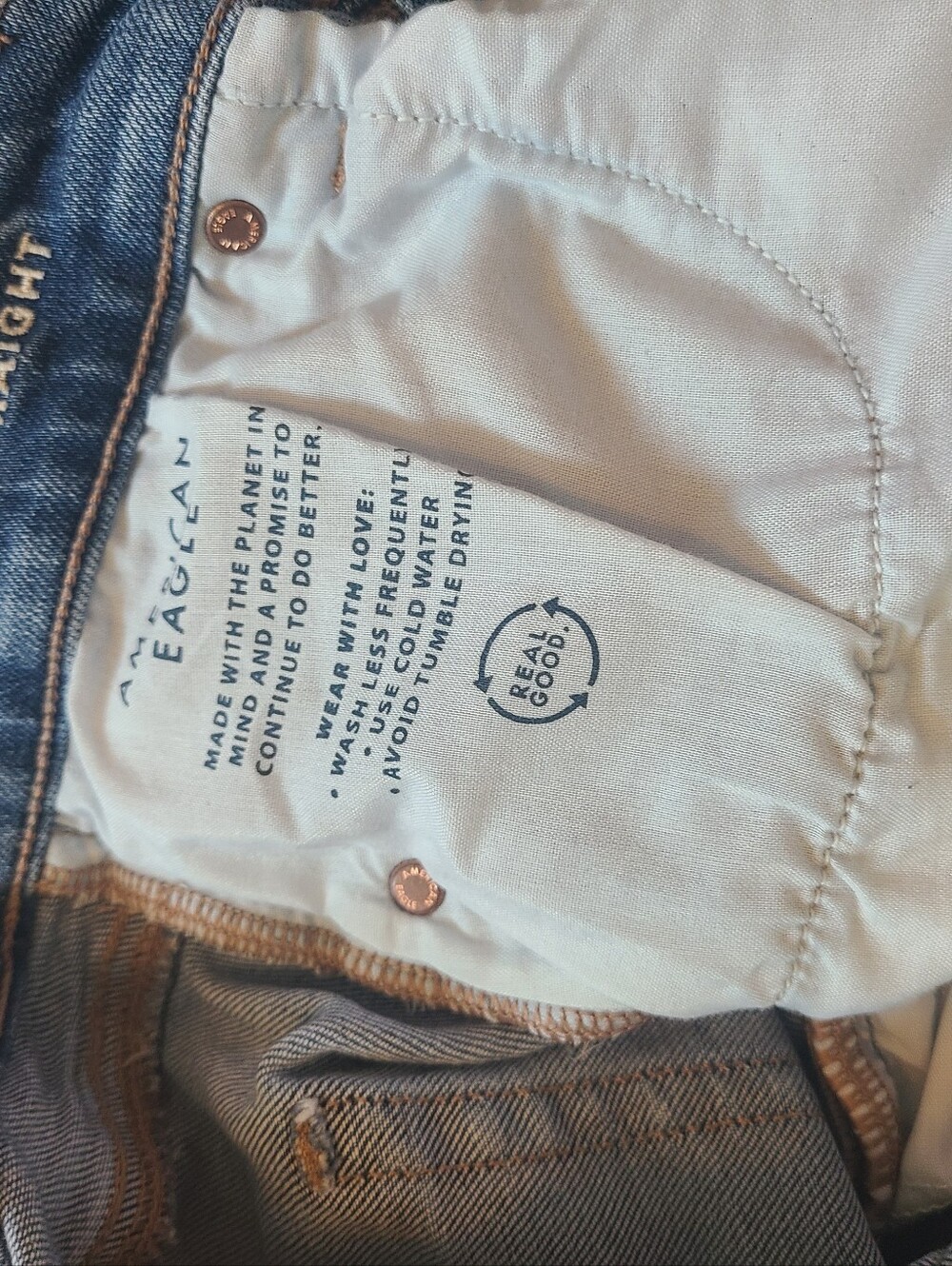 American Eagle Curvy Stretch Jeans - Women's Size 10 Regular - Picture 7 of 8